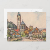 Briefkaart - Laufenburg, WaldClosad, Duitsland (Voorkant / Achterkant)
