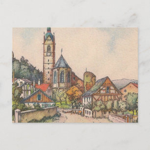 Briefkaart - Laufenburg, WaldClosad, Duitsland