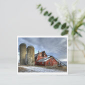 Briefkaart, laurschuur briefkaart (Staand voorkant)