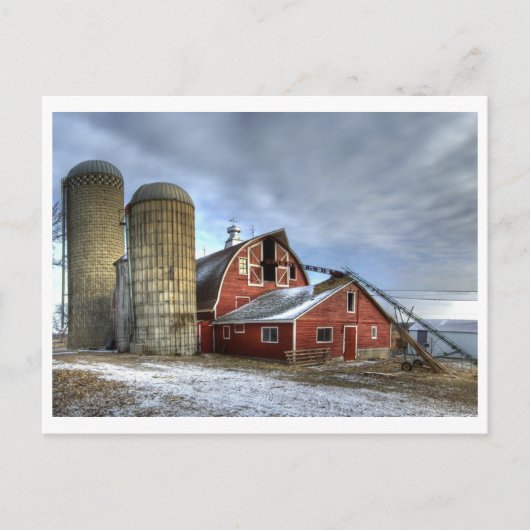 Briefkaart, laurschuur briefkaart (Voorkant)