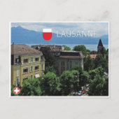 Briefkaart Lausanne - Zwitserland (Voorkant)