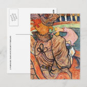 Briefkaart: Lautrec - Franse kunst - Nouveau Cirqu Briefkaart (Voorkant / Achterkant)