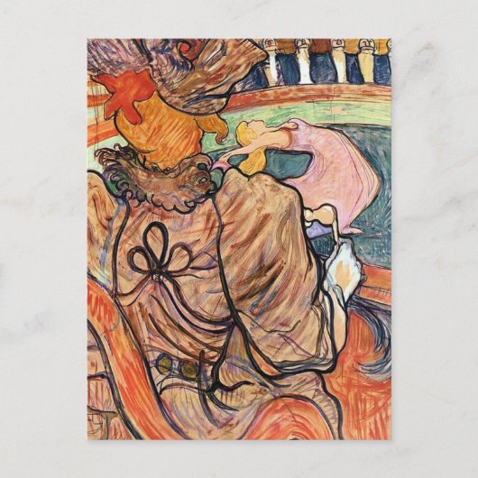 Briefkaart: Lautrec - Franse kunst - Nouveau Cirqu Briefkaart (Voorkant)