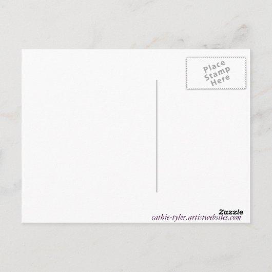 briefkaart "Lavender" (Achterkant)