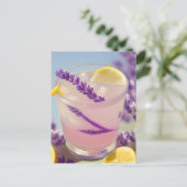 Briefkaart Lavender Lemonade (Staand voorkant)