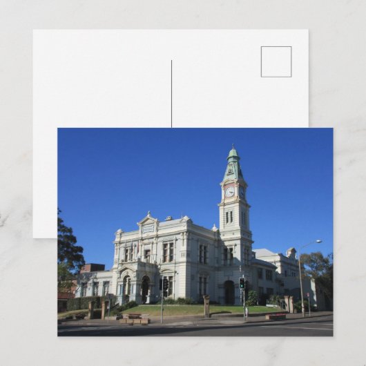 Briefkaart Leichardt Town Hall (Voorkant / Achterkant)