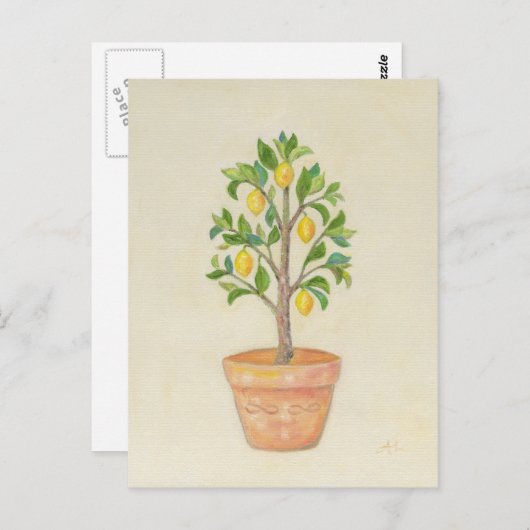 Briefkaart Lemon Tree (Voorkant / Achterkant)