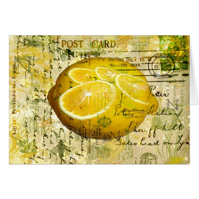 Briefkaart Lemons (Voorkant Horizontaal)