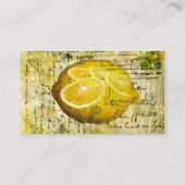 Briefkaart Lemons Visitekaartje (Achterkant)