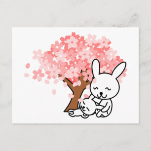 Briefkaart lente-Bunnies