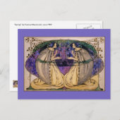 Briefkaart: Lente door Frances Macdonald Briefkaart (Voorkant / Achterkant)