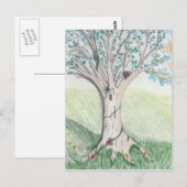 Briefkaart lenteboom (Voorkant / Achterkant)
