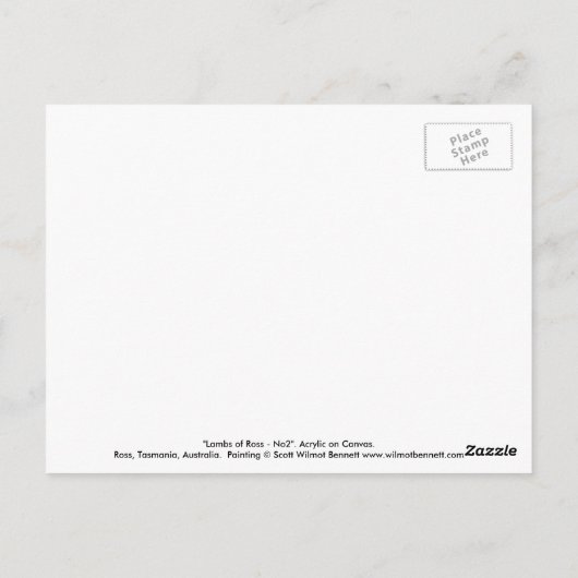 Briefkaart lentemallam (Achterkant)