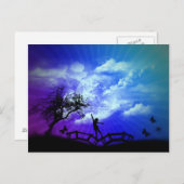 Briefkaart lentetijd (Voorkant / Achterkant)