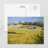 briefkaart "Lentevelden" (Voorkant / Achterkant)