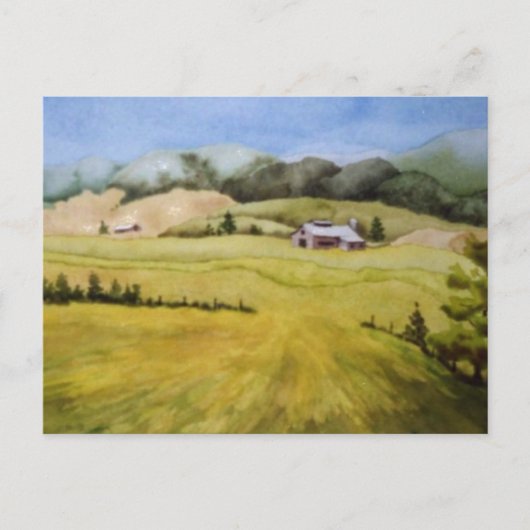 briefkaart "Lentevelden" (Voorkant)