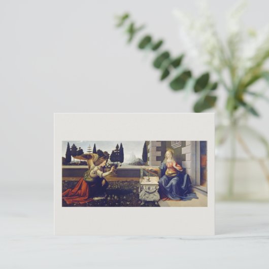 BRIEFKAART : LEONARDO DA VINCI (Staand voorkant)