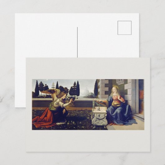 BRIEFKAART : LEONARDO DA VINCI (Voorkant / Achterkant)