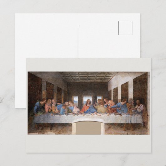 BRIEFKAART : LEONARDO DA VINCI : DE LAATSTE LEVERA (Voorkant / Achterkant)