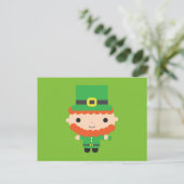 Briefkaart Leprechaun (Staand voorkant)