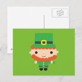 Briefkaart Leprechaun (Voorkant / Achterkant)