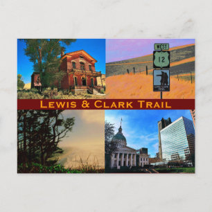 Briefkaart Lewis & Clark Trail
