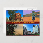 Briefkaart Lewis & Clark Trail (Voorkant / Achterkant)