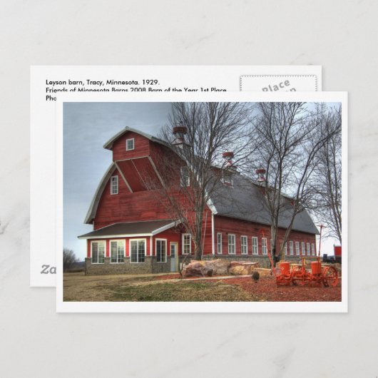 Briefkaart, Leyson barn Briefkaart (Voorkant / Achterkant)