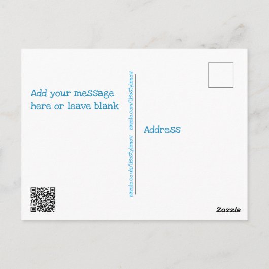 Briefkaart - LGBT Bright & Stor Fun Birthday (Achterkant)