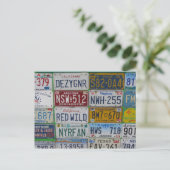 Briefkaart Licentie Bord Lovers (Staand voorkant)