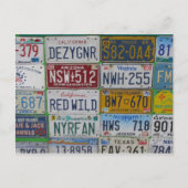 Briefkaart Licentie Bord Lovers (Voorkant)