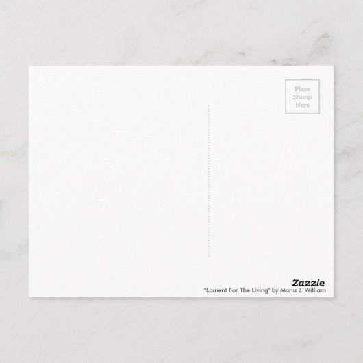 briefkaart "Lichtend" (Achterkant)