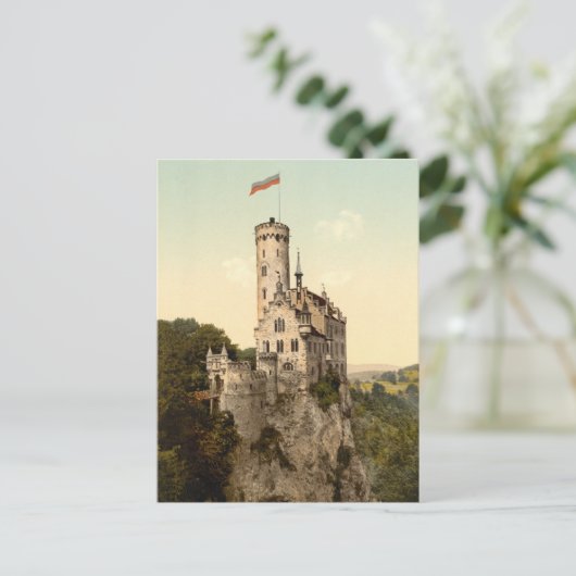 Briefkaart Lichtenstein Castle (Staand voorkant)