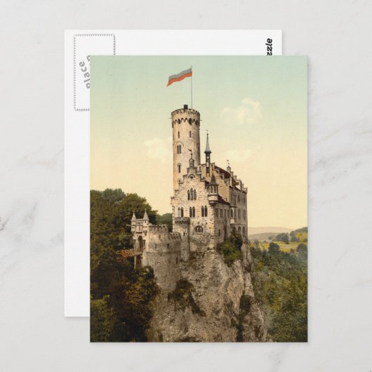 Briefkaart Lichtenstein Castle (Voorkant / Achterkant)