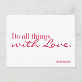 Briefkaart - Liefde (Voorkant)