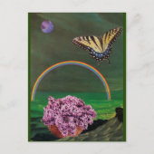 Briefkaart lila dromen (Voorkant)