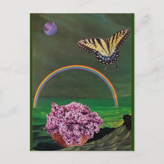 Briefkaart lila dromen (Voorkant)