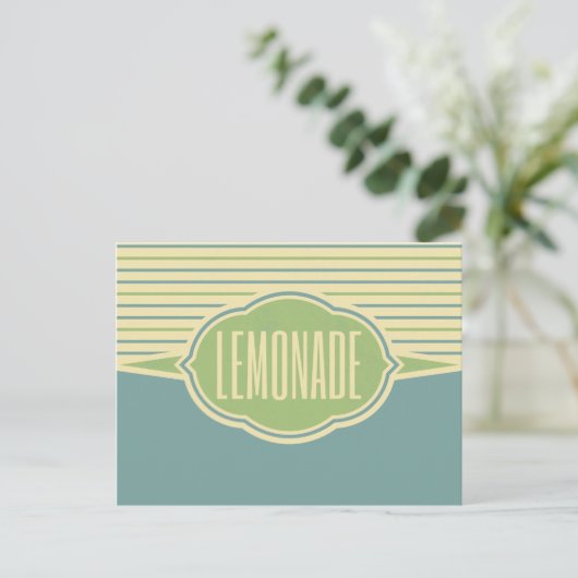 briefkaart "limonade" (Staand voorkant)