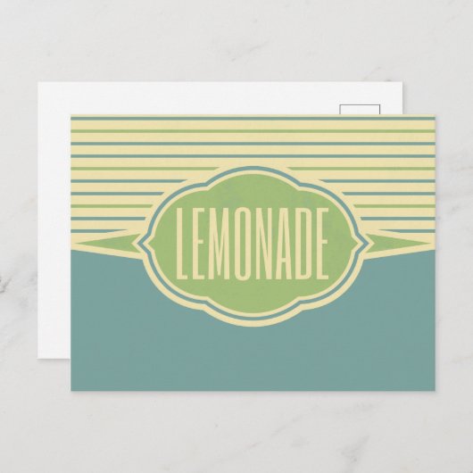 briefkaart "limonade" (Voorkant / Achterkant)
