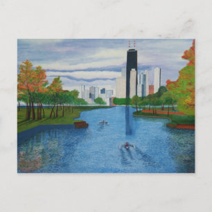 Briefkaart "Lincoln Park - Chicago"