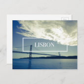Briefkaart Lissabon-brug (Voorkant / Achterkant)