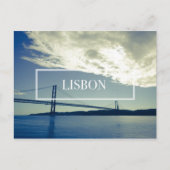 Briefkaart Lissabon-brug (Voorkant)