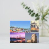 Briefkaart Lissabon-collectie (Staand voorkant)