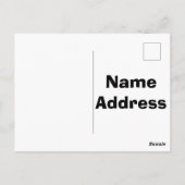 Briefkaart Lissabon-gebouwen (Achterkant)