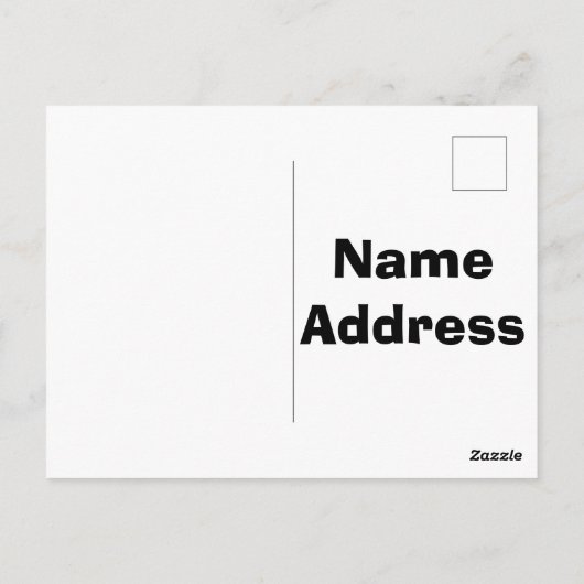 Briefkaart Lissabon-gebouwen (Achterkant)