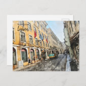 Briefkaart Lissabon Portugal (Voorkant / Achterkant)