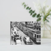 Briefkaart Lissabon Portugal Trams 1969 (Staand voorkant)