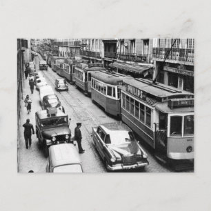 Briefkaart Lissabon Portugal Trams 1969