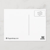 Briefkaart Litouwen Multihue Flags (Achterkant)