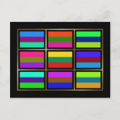 Briefkaart Litouwen Multihue Flags (Voorkant)